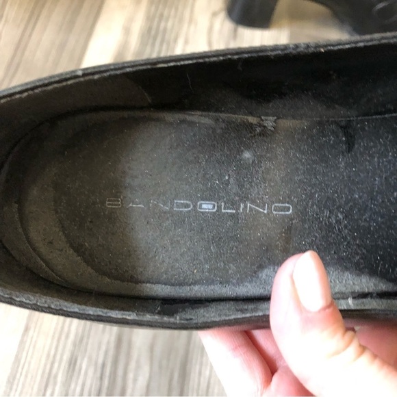 Bandolino Y2K 90s Chunky‎ Slip On Leather Loafers  9 - Picture 2 of 7